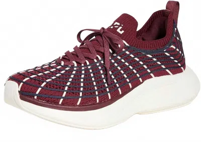 Apl Athletic Propulsion Labs Women's Techloom Zipline Shoe In Burgundy/midnight/pristine/red In Multi