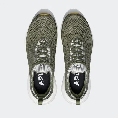 Apl Athletic Propulsion Labs Women's Techloom Zipline Shoe In Fatigue/ivory/ribbed In Black