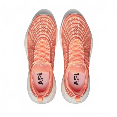 Apl Athletic Propulsion Labs Women's Techloom Zipline Shoe In Neon Peach/terracotta/ivory In Multi