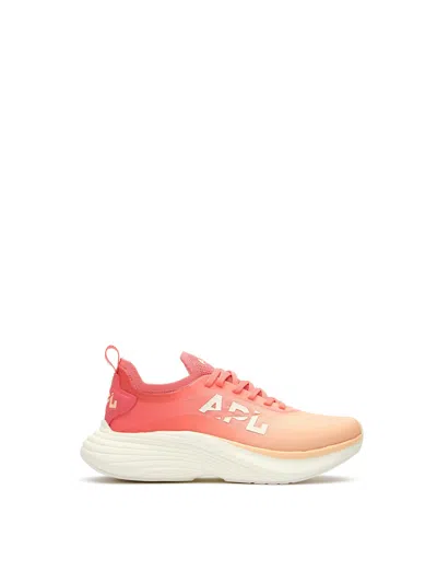Apl Athletic Propulsion Labs Womens Podium Trainers Orange In Pink/orange