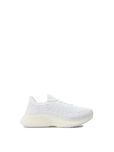 Apl Athletic Propulsion Labs Womens Techloom Zipline Textile Trainers In White