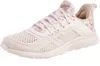 Apl Athletic Propulsion Labs Womne's Techloom Tracer Sneaker In Beach/almond/leopard, Off White In Multi