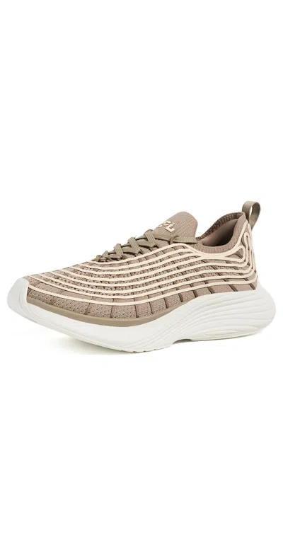 Apl Athletic Propulsion Labs Zipline Sneakers Cobblestone/campus/ivory In Brown