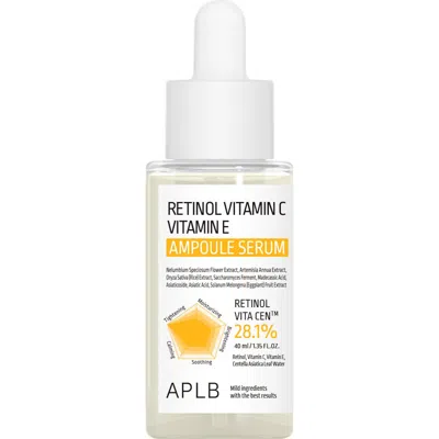 Aplb Retinol Vitamin C Vitamin E Ampoule Serum In Transparent