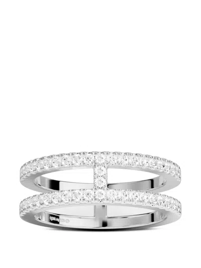 Apm Monaco Cannes Double-band Ring In Silver