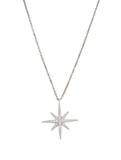 Pre-owned Apm Monaco Crystal Meteorites Pendant Necklace, 26.5" In Transparent