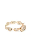 Apm Monaco Éclat Chain Ring In Gold