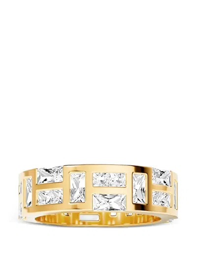 Apm Monaco Ice Gold Plated Ring