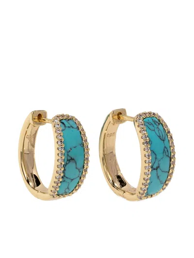 Apm Monaco Lagoon Hoop Earrings In Gold