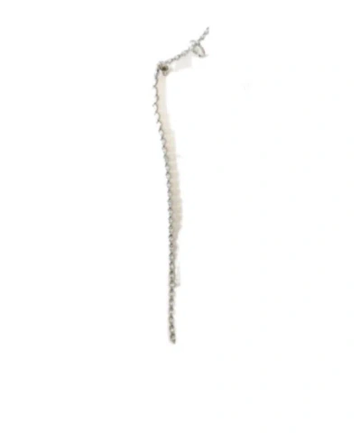 Apm Monaco Long Ear Bone Clip In Silver