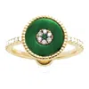 Apm Monaco Lucky Eye Ring In Yellow/gold Tone