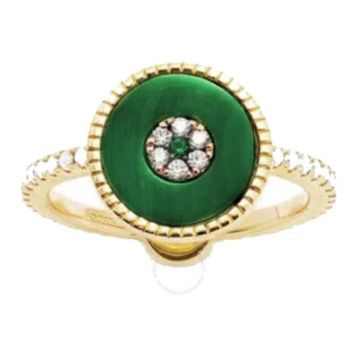 Apm Monaco Lucky Eye Ring In Yellow/gold Tone