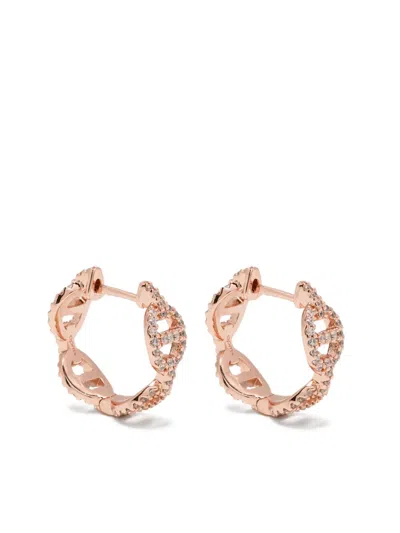 Apm Monaco Maille Marine Hoop Earrings In Gold