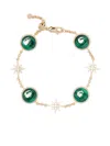 Apm Monaco Malachite Météorites Bracelet In Gold