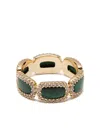 Apm Monaco Malachite Ring In Gold