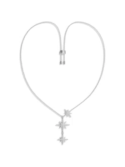 Apm Monaco Météorites Crystal-embellished Necklace In Metallic