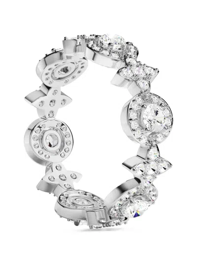 Apm Monaco Météorites Crystal-embellished Ring In White