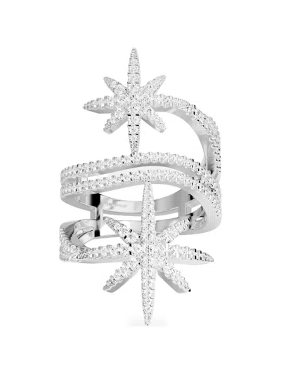 Apm Monaco Météorites Double-band Ring In Transparent