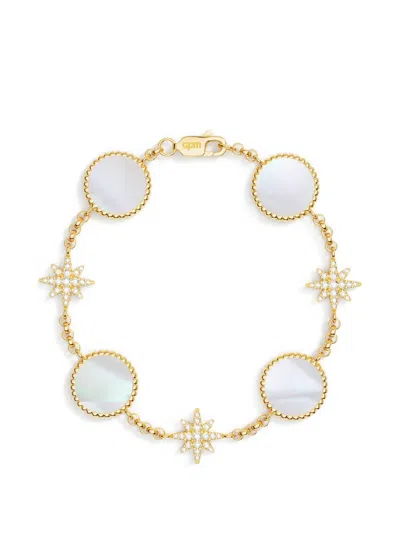 Apm Monaco Météorites Gold Plated Bracelet