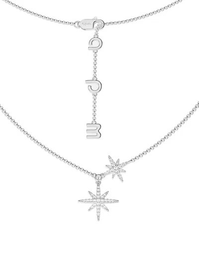 Apm Monaco Météorites Star Necklace In Silver