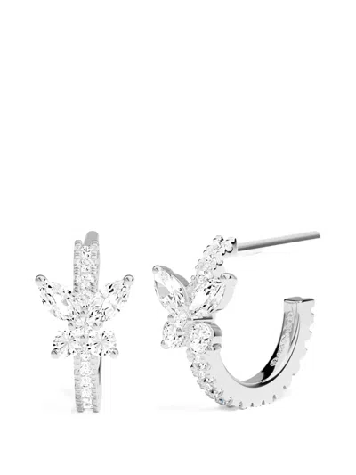 Apm Monaco Mini Butterfly Earrings In Metallic