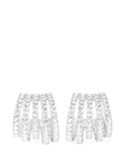 Apm Monaco Mini Promesse Five-hoop Earrings In Metallic