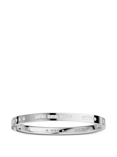 Apm Monaco Morse Bonheur Bangle In Metallic