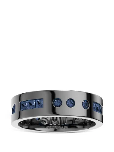 Apm Monaco Morse Smile Ring In Gray