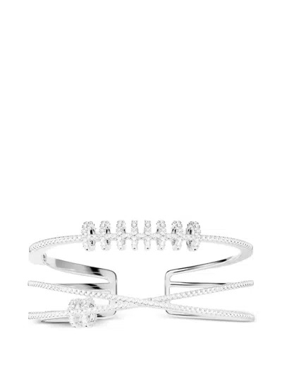 Apm Monaco Piercing Armspange In Silver