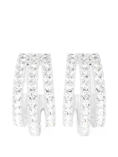 Apm Monaco Promesse Triple-hoop Earrings In Metallic