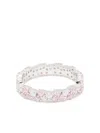 Apm Monaco Rose Drop Ring In Metallic