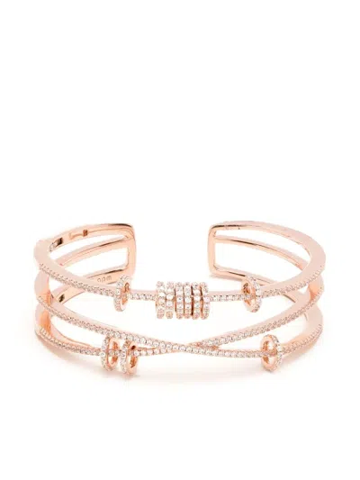 Apm Monaco Rose-gold Open Cuff Bracelet