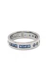 Apm Monaco Smile Morse Code Ring In Silver