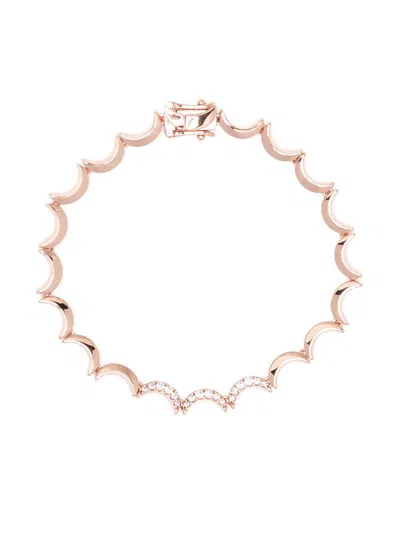 Apm Monaco Wavy Bracelet In Gold