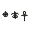 Apm Monaco Woman Earrings Black Size - 925/1000 Silver In Black