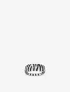 Apm Monaco Womens Silver Animal Disco Sterling-silver And Zirconia Ring In Silver