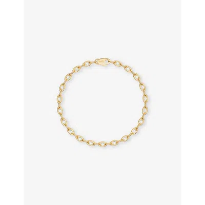 Apm Monaco Womens Gold Alloy Hiver Adjustable 18ct Yellow Gold-plated Metal And Cubic Zirconia Chain Bracelet