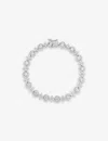 Apm Monaco Womens Météorites Circles Sterling-silver And Pavé Zirconia Bracelet In Silver