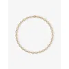 Apm Monaco Womens  Maille Marine 18ct Yellow Gold-plated Metal Alloy And Cubic Zirconia Necklace In Rose Gold Alloy