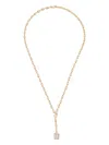 Apm Monaco Y-drop Éclat Adjustable Necklace In Gold