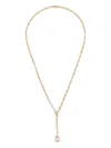 Apm Monaco Y-drop Éclat Adjustable Necklace In Gold