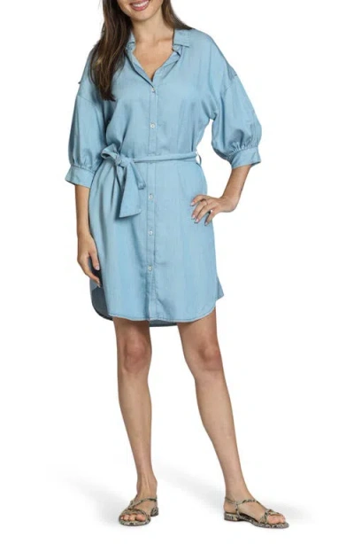 Apny Belted Shirtdress