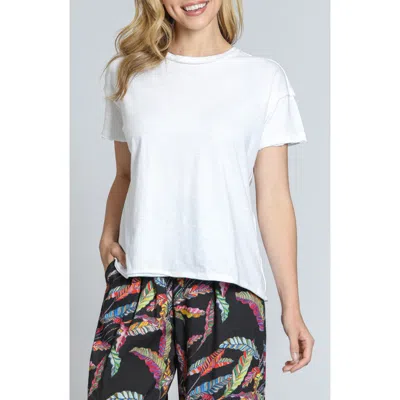 Apny Boyfriend Cotton T-shirt In White