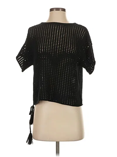 Pre-owned Apny Cardigan Sweater In Black