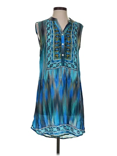 Pre-owned Apny Casual Dress In Blue