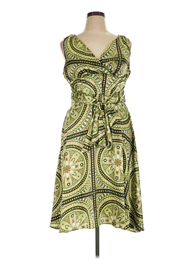 Pre-owned Apny Casual Dress In Green