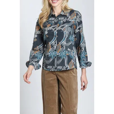 Apny Classic Cotton Button-up Shirt In Multi