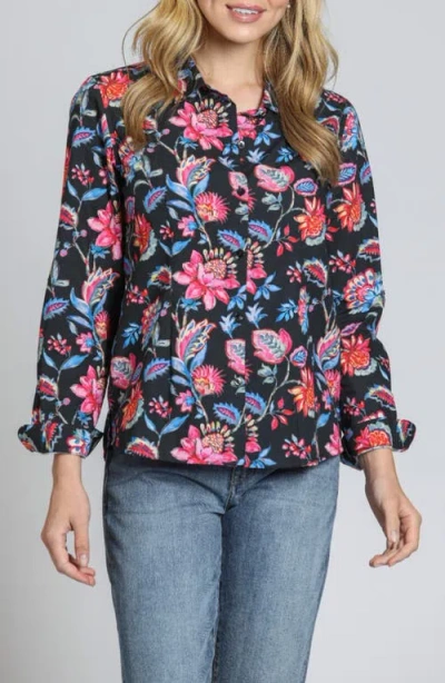 APNY APNY CLASSIC FLORAL BUTTON-UP SHIRT