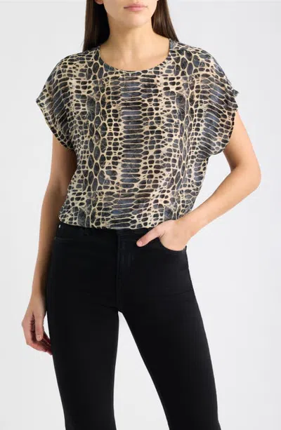 Apny Dolman Sleeve Shell Top In Multi