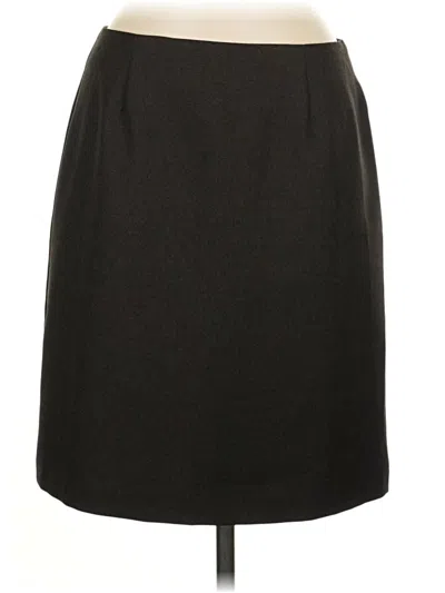 Pre-owned Apny Formal Skirt In Black